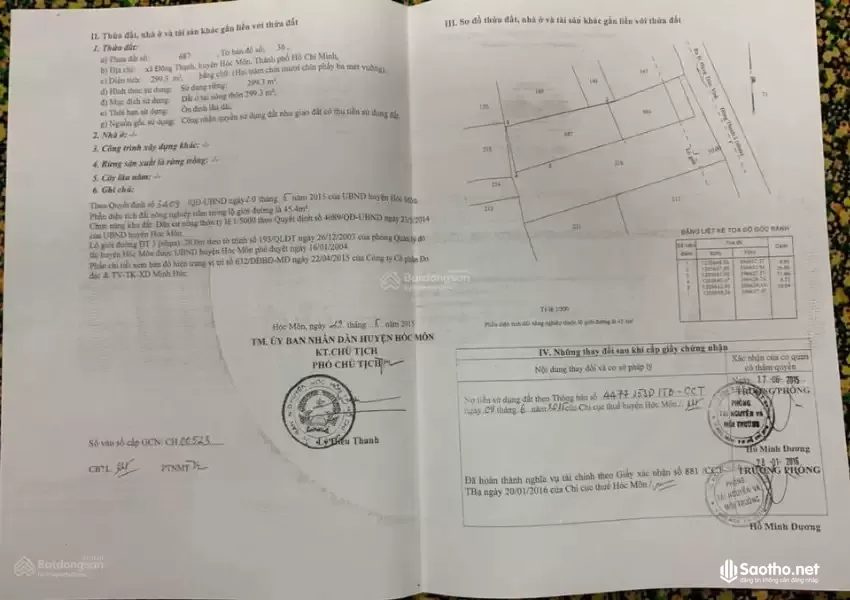 Bán đất mặt tiền huyện Hóc Môn, đường Đông Thạnh 3, xã Đông Thạnh,  huyện Hóc Môn, Thành phố Hồ Chí Minh 