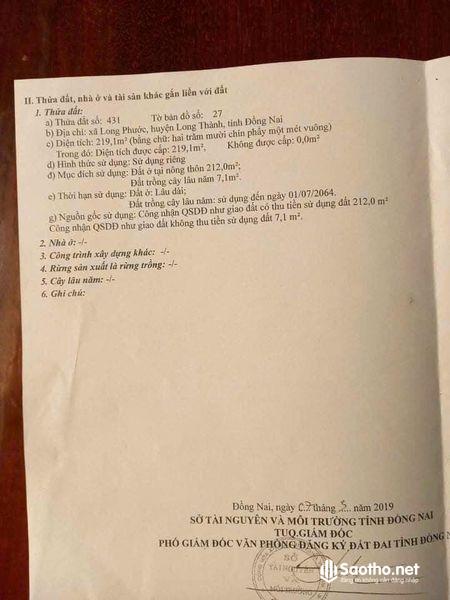 Bán nhà mặt tiền ở Long Thành, Đồng Nai