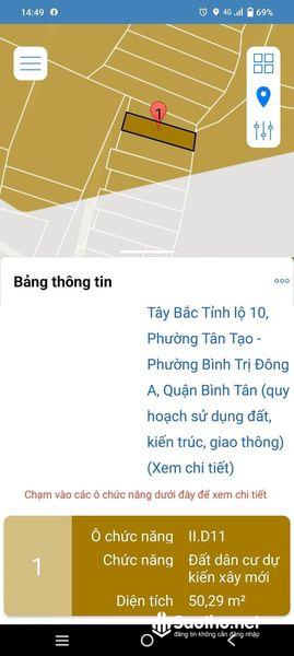 Bán nhà hẻm xe hơi Đường Tỉnh Lộ 10, Phường Tân Tạo, Quận Bình Tân, Tp Hồ Chí Minh