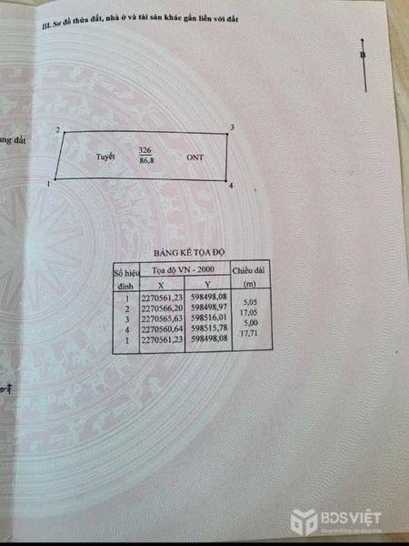 Bán đất tại Tư Đài, Xã Chuyên Ngoại, Huyện Duy Tiên, Hà Nam
