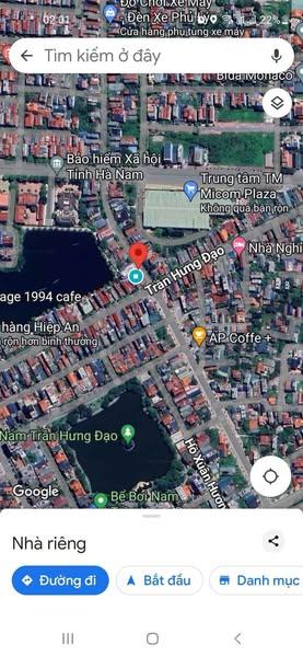Bán nhà mặt tiền đường Lê Lợi, Phường Trần Hưng Đạo, Thành phố Phủ Lý, Hà Nam