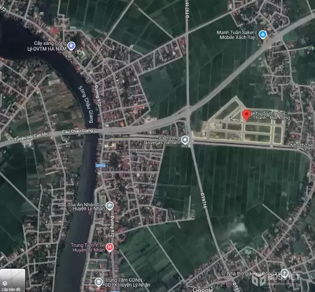 Bán đất khu đô thị Phúc Thành, Lý Nhân, 100m², sẵn sổ đỏ, gần thị trấn, cao tốc Hưng Hà, Thái Hà