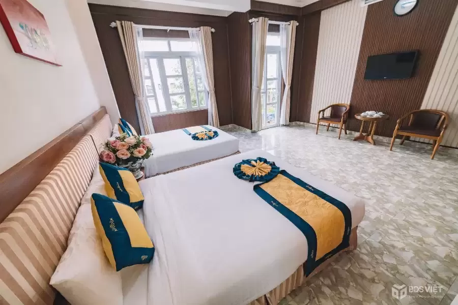 CHO THUÊ KHÁCH SẠN FULL NỘI THẤT KQH TRẦN LÊ PHƯỜNG 4 ĐÀ LẠT giá 22tr - CÓ GPKD - PCCC