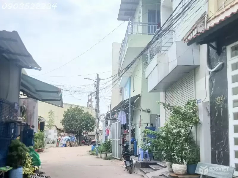 Bán nhà Lò Lu, Trường Thạnh, Q9, HCM, 4,8 tỷ, 77m2, 3PN, 3WC, 2 tầng, MT 6,2m, ngõ 6m, pháp lý đầy đủ!
