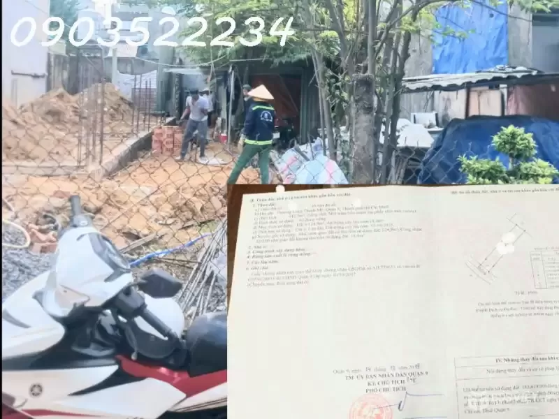 Bán đất tặng nhà cấp 4 – ngang 5m – đường xe hơi, sát Vinhomes, khu CNC – giá chỉ nhỉnh 4 tỷ