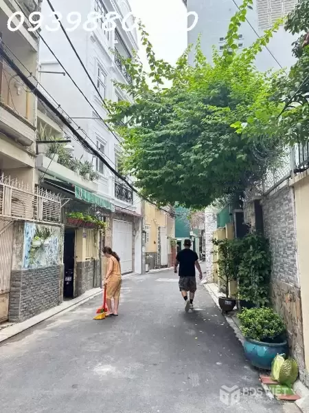 Hẻm thông Huỳnh Văn Bánh -> Lê Văn Sỹ - Ngang 5m❌15m nở hậu 6,1m.