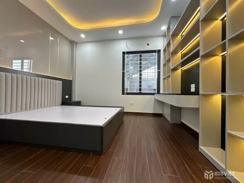 Nhà Đền Lừ_ Tân Mai-DT 54m2x6T thang máy mới -full nội thất- ô tô kinh doanh 