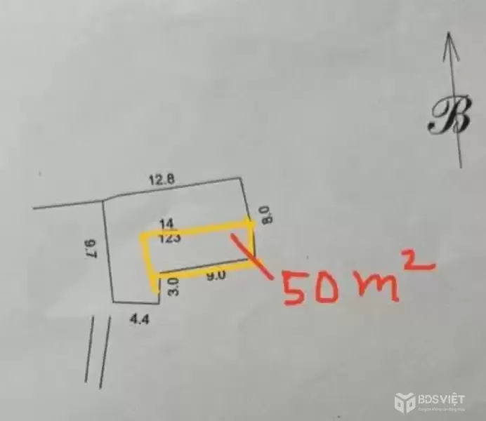 Bán nhà ngõ Khuyến Lương, Trần Phú, Hoàng Mai. DT 50m2, 1 tầng, 1 ngủ. Sổ đỏ chính chủ. Giá 5 tỷ. LH: 0989993208