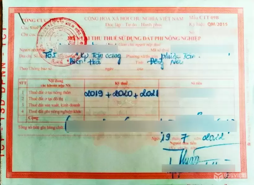 Bán đất Tân Cang, phường Phước Tân TP Biên Hòa Đồng Nai