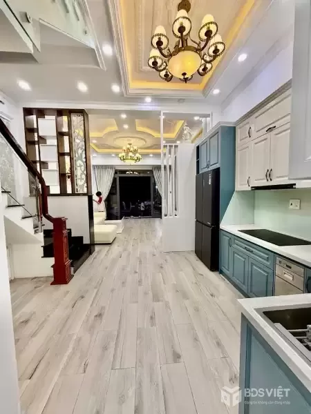 Nhà Đẹp Oto 8m Huỳnh Tấn Phát, Nhà Bè: 55m2, 4 Tầng, 4PN, Giá Chỉ 6.9 Tỷ,