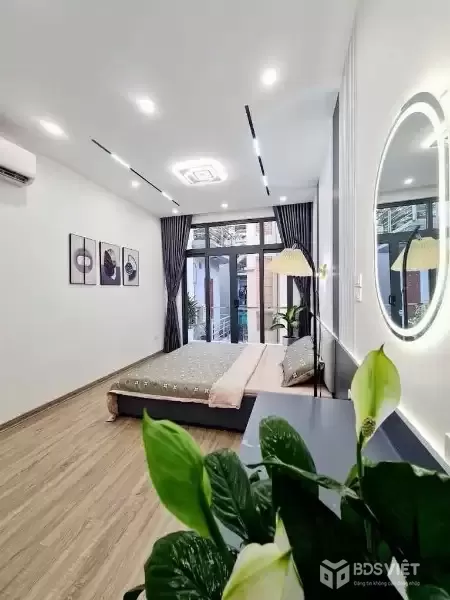ĐỘI CẤN NHÀ MỚI ĐẸP 4 TẦNG FULL NỘI THẤT GIÁ 9 TỶ 250
