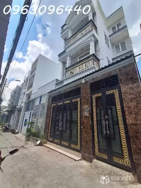 Bán nhà đẹp 4 tầng hẻm thông Lâm Văn Bền, P.Tân Kiểng, 66.3m², giá chỉ 6.6 tỷ