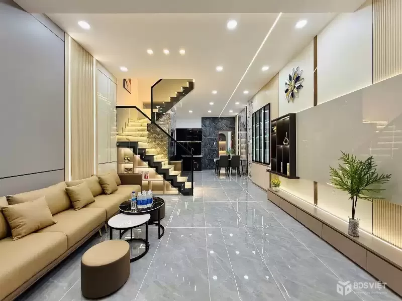Bán Nhà phố 2 lầu sân thượng – full nội thất – đường Huỳnh Tấn Phát, Nhà Bè