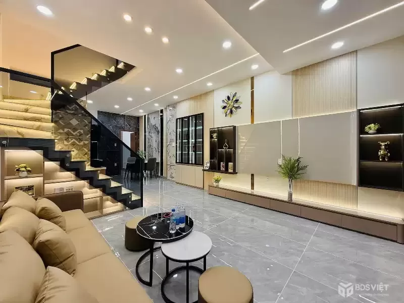Bán Nhà phố 2 lầu sân thượng – full nội thất – đường Huỳnh Tấn Phát, Nhà Bè