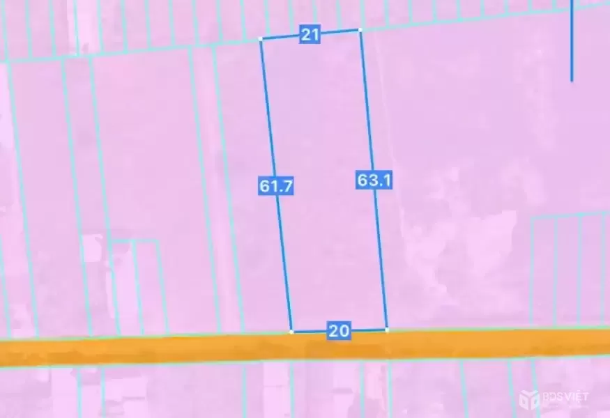 1,270m2 Thổ cư 100%, Vị trí trung tâm, dân cư đông kín, quá đẹp