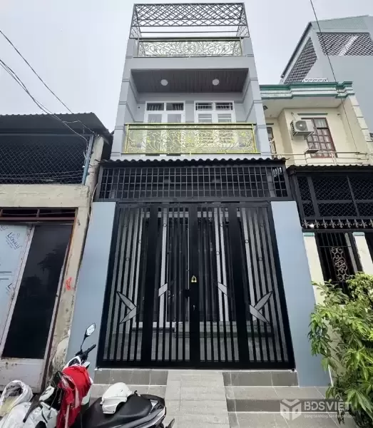 Bán nhà mới 3 tầng, 64m2, 4x16, đường nhựa 6m xe tải, khu phân lô Hương Lộ 2, Chỉ hơn 5 tỷ