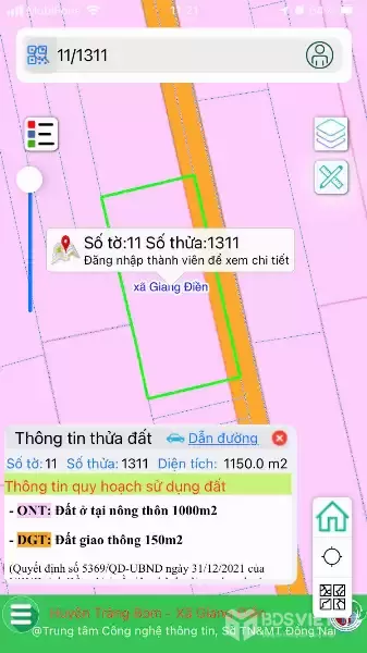Thổ cư khủng 1,000m2, Vị trí đẹp, dân đông, gần khu du lịch, gần KCN phân lô đẹp quá