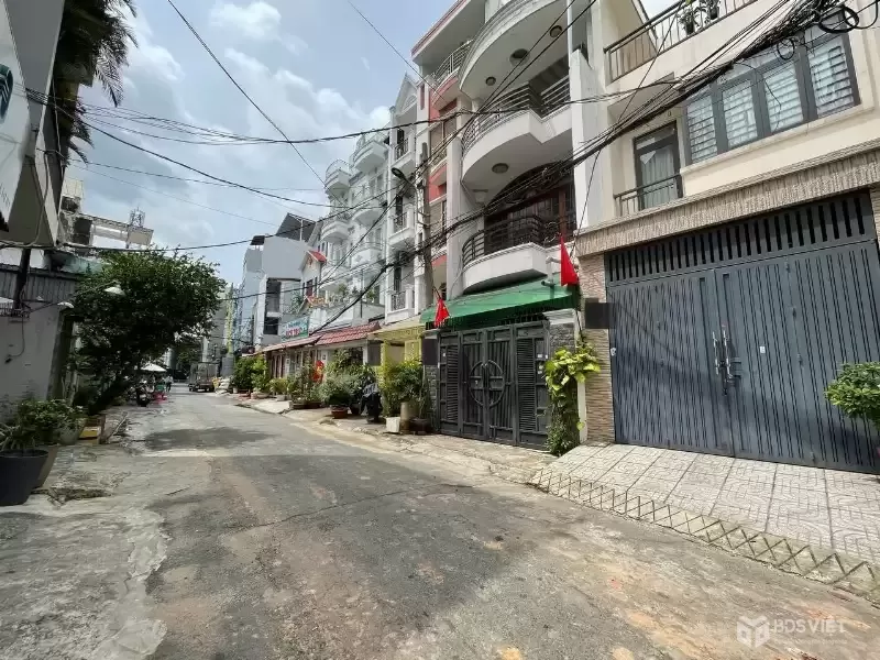 Bán nhà Đường Lũy Bán Bích - 85m2 (4.5 x 18.5)m - 4 Tầng - Hẻm xe tải 8m