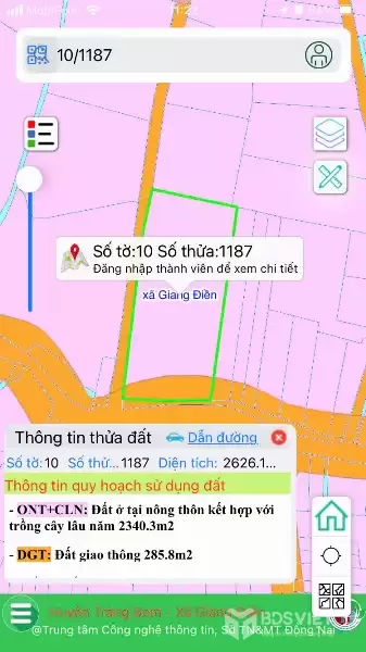 2,630m2 có 2 mặt tiền đường dái 113m, Thổ cư khủng 1,100m2, Vị trí đẹp, dân đông, gần khu du lịch, gần KCN