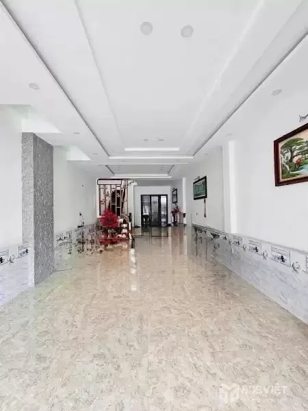 Rẻ nhất các khu đô thị Nha Trang.  - Nhà 3 tầng mặt tiền đường nhựa 13m, mới tinh, về ở ngay. 