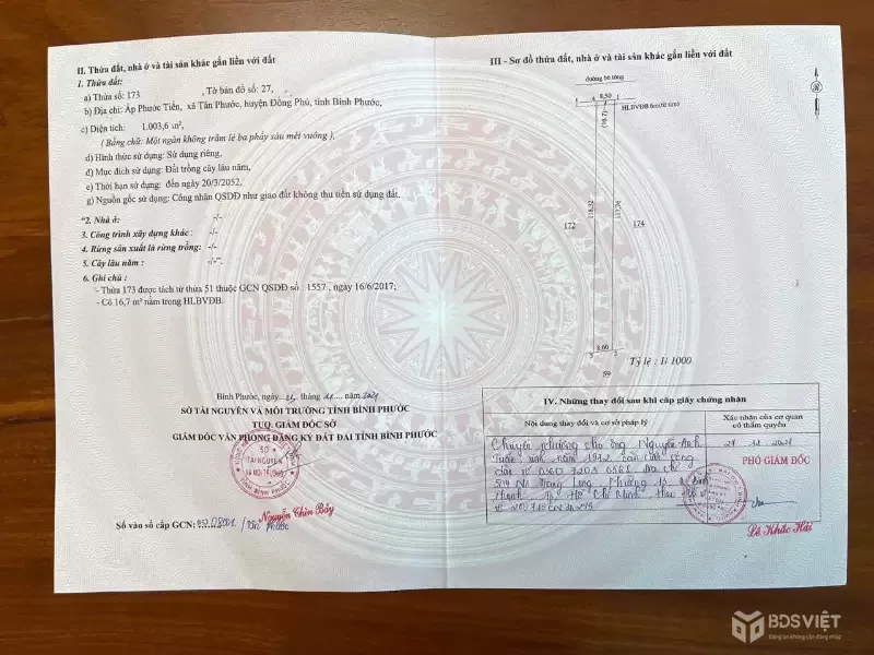 BÁN ĐẤT XÀO ĐỒNG PHÚ BÌNH PHƯỚC
