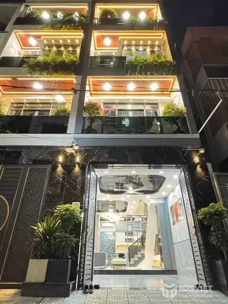 Bán Nhà Hẻm oto mới xây 100% Đào Tông Nguyên, Nhà Bè: 4x13m, 4 Tầng