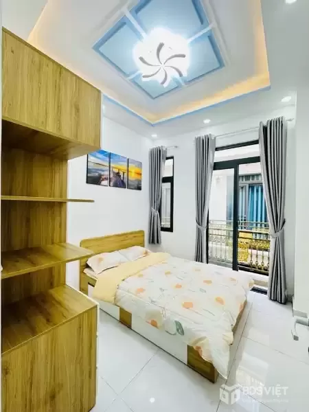 Bán nhà 4 tầng đẹp lung linh, 4PN-3WC, 26m² (3.2x8), hẻm 4m, gần Aeon Tân Phú, hơn 2 tỷ