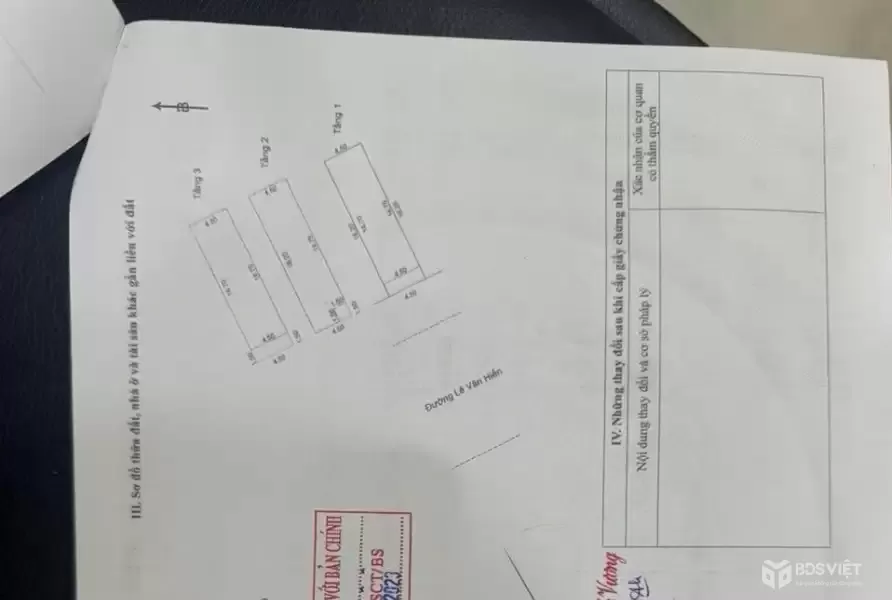 Bán nhà mặt phố Lê Văn Hiến, Ngũ Hành Sơn, Đà Nẵng. 73m2, 3 tầng, 9 tỷ, Sổ Đỏ. LH: 0932514255
