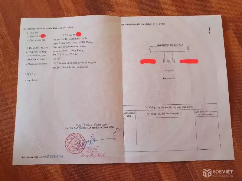 22.5 tr/m2 135m2 Hoà Nghĩa Dương Kinh Zalo 0567222555