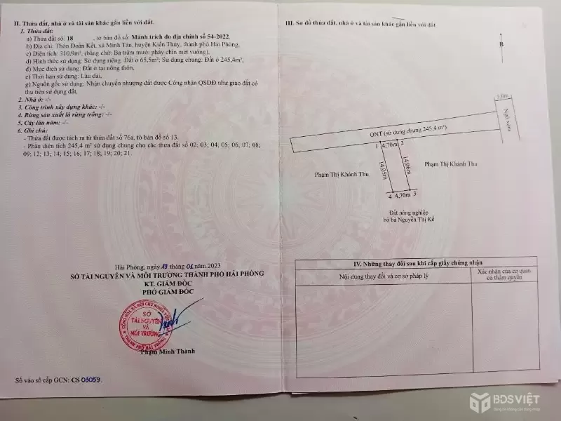 Đầu tư F0 phân lô Minh Tân – giá chỉ 9xx triệu/lô  ZALO 0567 222 555