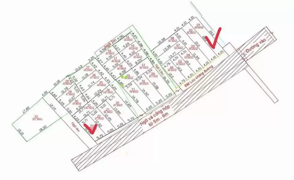 ĐẤT GẦN CHỢ QUÝ KIM – 64,8M² NGANG 5,7M, GIÁ CHỈ 1.7XX TỶ – LÔ HIẾM TRỤC 353  ZALO 0567 222 555