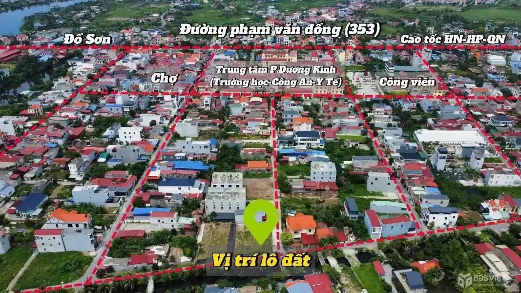 Đất mặt đường Hải Thành 2 – gần Vinhomes Dương Kinh, giá chỉ 2.4x tỷ  ZALO 0567 222 555