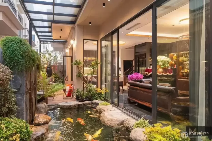 Bán liền kề xẻ khe 3 mặt thoáng, giống biệt thự song lập, giá rẻ MTG