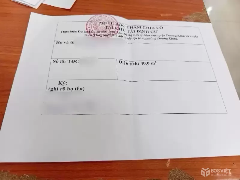 ???? Đất tái định cư Vinhomes Dương Kinh – Giá hiếm chỉ 1,4 tỷ  ZALO 0567 222 555