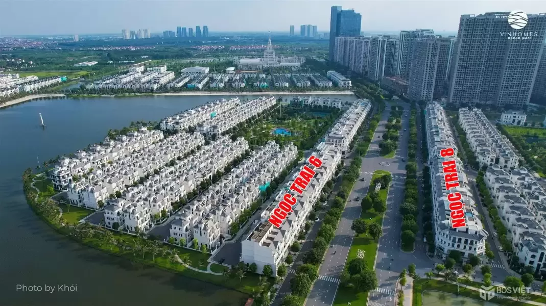 Shophouse mặt đường 52m, ngay 66 tòa chung cư Vinhomes Ocean Park 1 Hà Nội. Miễn TG
