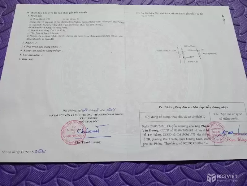 Đất gần Vinhomes Dương Kinh – Ngõ 92 Hải Phong  Giá chỉ 9xx triệu  ZALO 0567 222 555