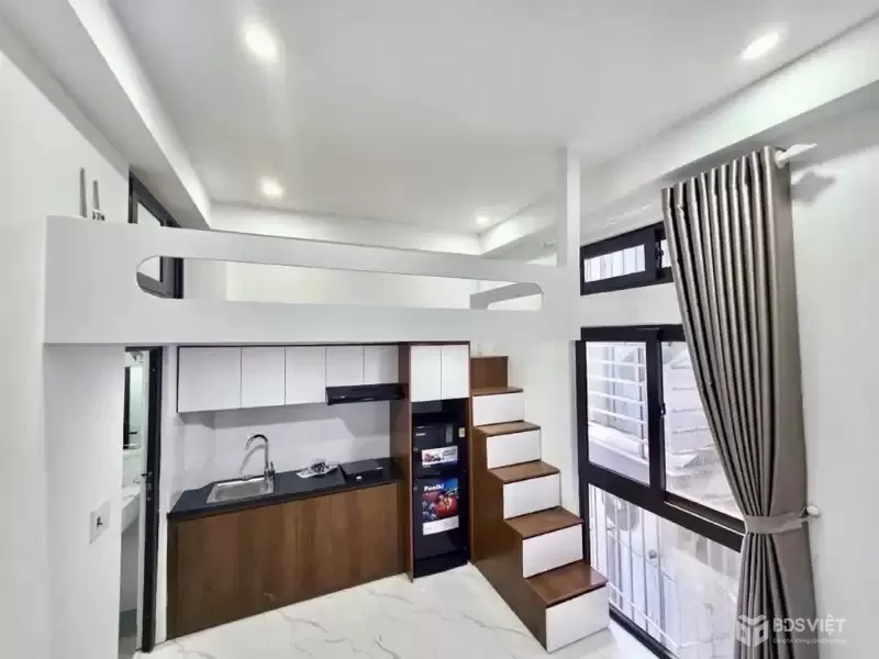 Bán tòa căn hộ dịch vụ Cầu Giấy 60m2, 7 tầng thang máy, thu 1 tỷ/năm, giá 18.5 tỷ