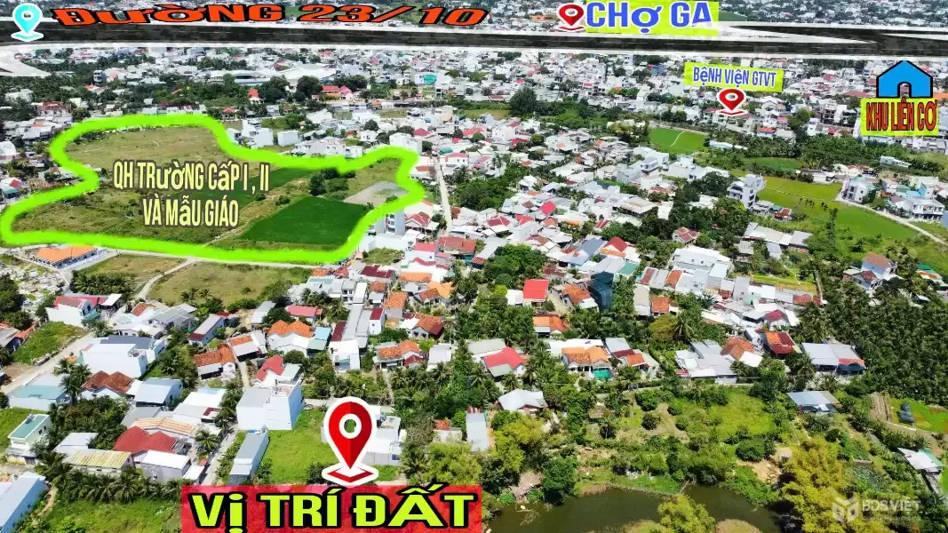bán gấp lô đất vĩnh điềm thượng gần bệnh viện giao thông vận tải full thổ cư giá chỉ 1,58 tỷ
