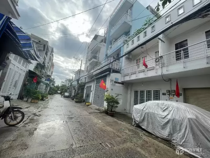 Bán nhà Nguyễn Hữu Tiến, Tân Phú - 66m2, A4, 3T - Hẻm 10m xe hơi vào nhà