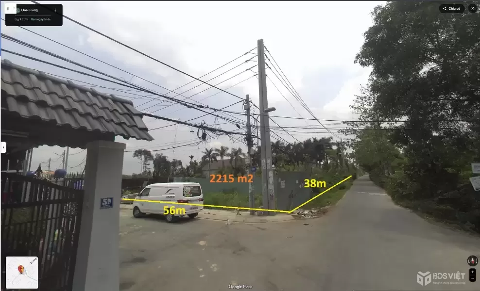 Bán đất đường số 8 phường Trường Thạnh , quận 9 (nay là quận Thủ Đức), TP. HCM, 2215m2, MT 38m, ô tô tránh