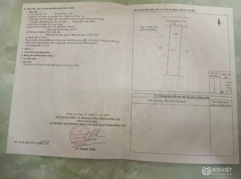 Siêu vị trí kinh doanh - 10m mặt tiền hùng vương - giá chỉ 7,5 tỷ