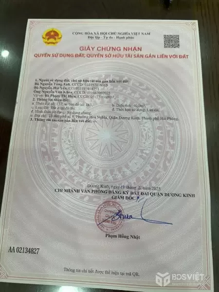 Đất hiếm Hoà Nghĩa Dương Kinh – giá chỉ 1.1x tỷ, đầu tư an toàn sinh lời nhanh!  ZALO 0567 222 555