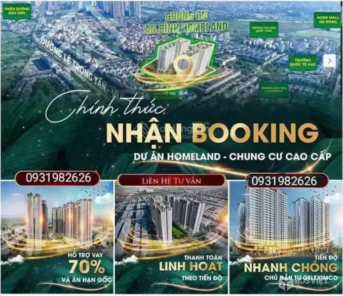 Bảng Hàng Quỹ căn độc quyền An Bình Home Land hơn 300 căn chuẩn bị mở bán LH; 0931982626