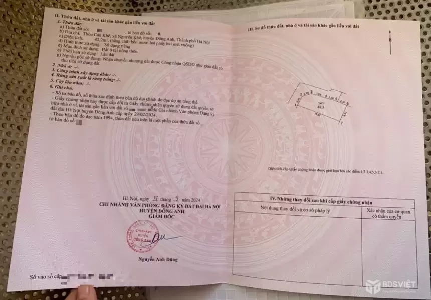 Nhà 4 tầng mới  Vị trí : Cán Khê, Nguyên Khê, Đông Anh