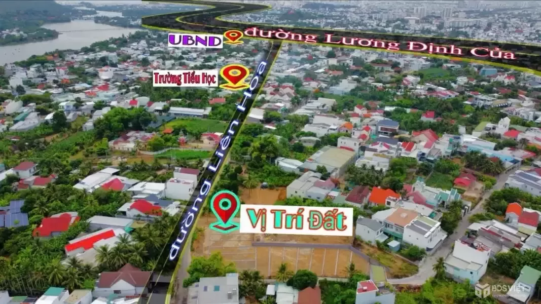Bán đất full thổ cư mặt tiền Cầu Bè & Liên Hoa Nha Trang , đường 7 m , sổ hồng riêng