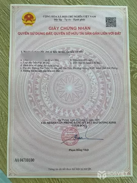 Siêu phẩm đất 642m² vườn hồng – trung tâm Tân Thành, Dương Kinh – giá chỉ hơn 2x triệu/m² – ZALO 0567 222 555