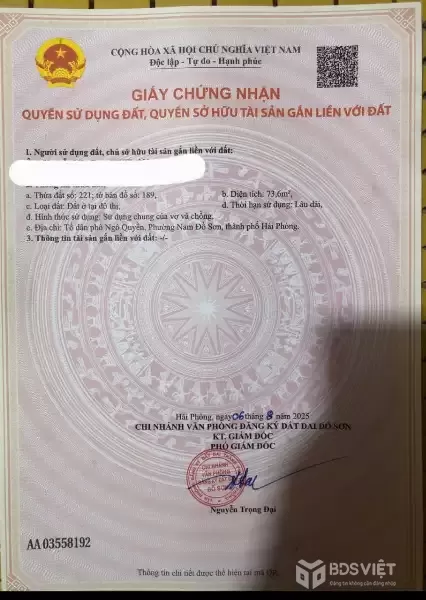 Đất MẶT ĐƯỜNG 22M – LÔ GÓC Thượng Đức, Nam Đồ Sơn – GIÁ CHỈ 2,x TỶ! ZALO 0567 222 555