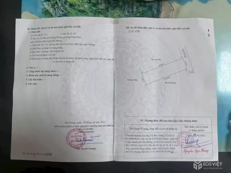 SIÊU PHẨM ĐẤT ĐẸP TUYẾN 2 ĐƯỜNG 403 – MINH ĐỨC, ĐỒ SƠN – CHỈ 1,1X TỶ – ZALO 0567 222 555