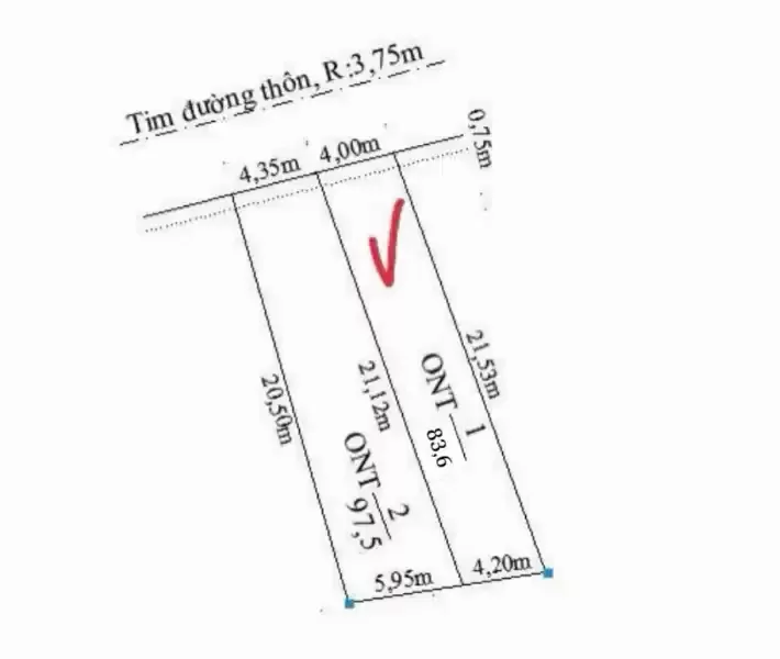 SIÊU PHẨM MẶT ĐƯỜNG XUÂN ĐÔNG – NGŨ PHÚC, 83.6M² GIÁ CHỈ HƠN 1.X TỶ – ZALO 0567 222 555