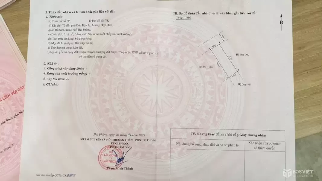 9xx TRIỆU  LÔ NGÕ 4M Ô TÔ TẢI  GẦN BIỂN ĐỒ SƠN – THANH KHOẢN TỐT  ZALO 0567 222 555